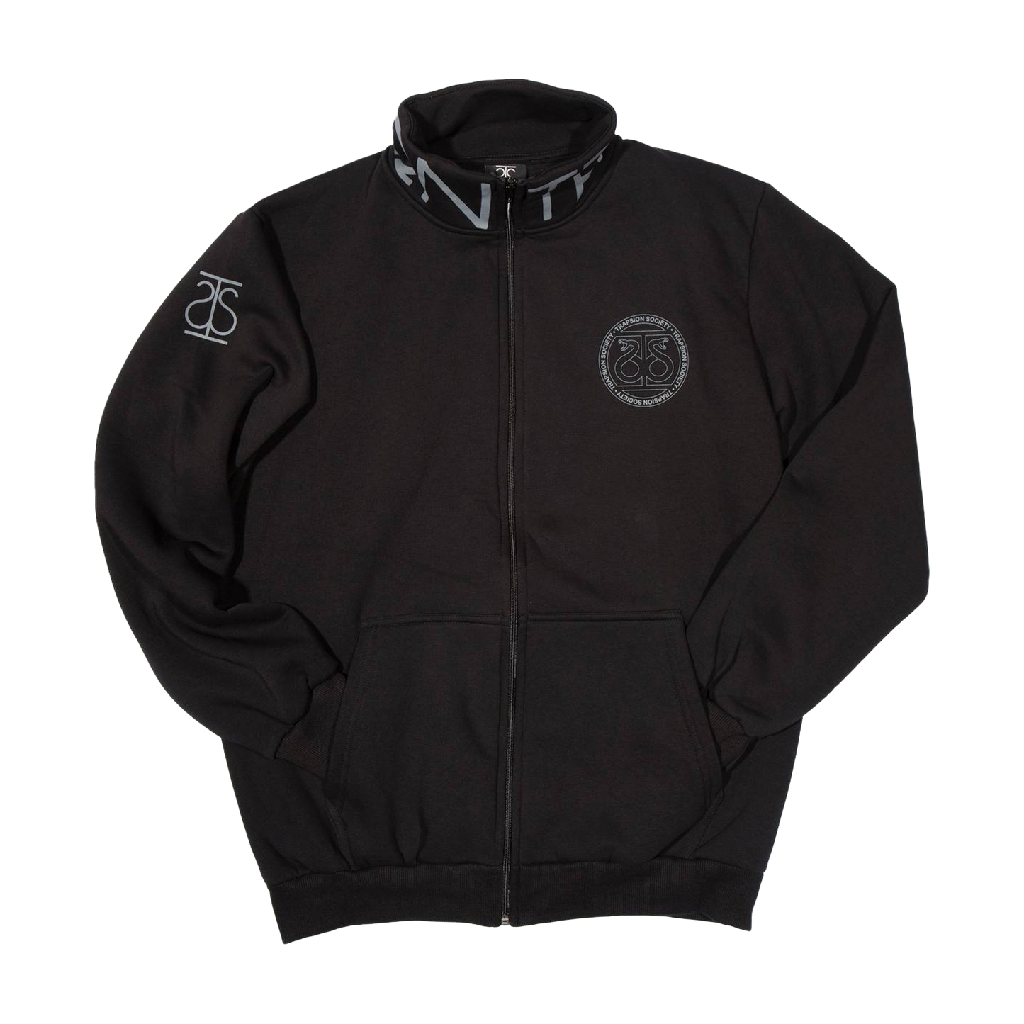 Full-Zip Sweatshirt "Trapsion" Black