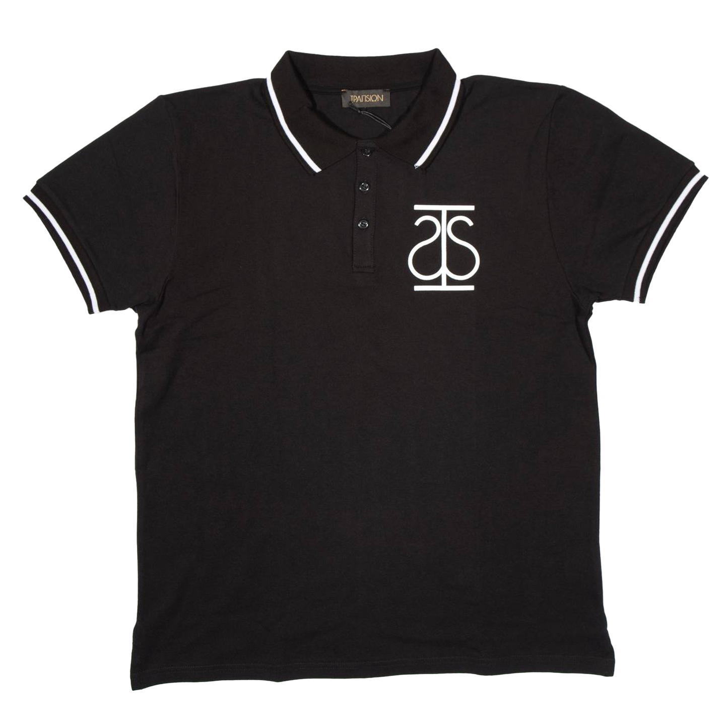 Polo Shirt ''Trapsion'' Black/White