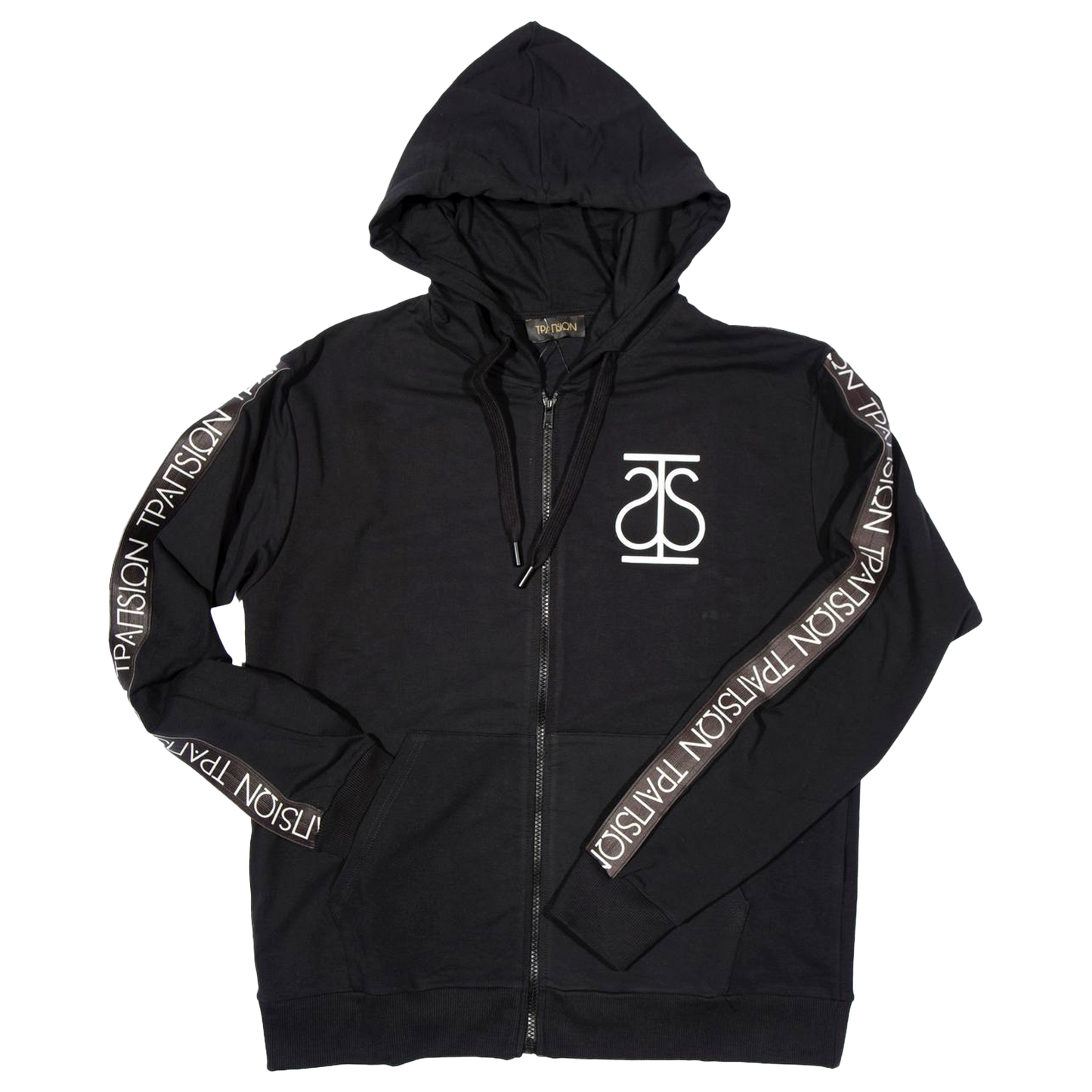 Full-Zip Hoodie  ''Trapsion'' Black